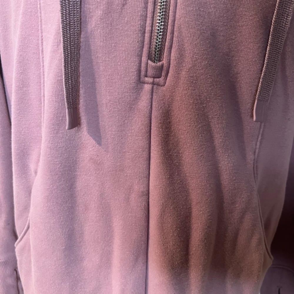 Athleta cozy karma 4 zip fleece tunic lounge dress size M - Picture 4 of 9